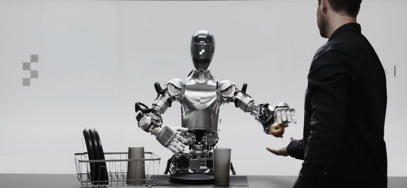 Döbbenetes, mire képes a Figure 01 humanoid robot – videó