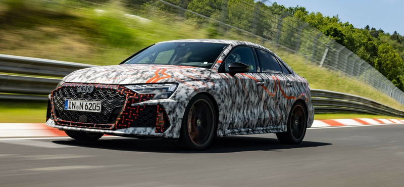 A frissített Audi RS3 lett a Nürburgring leggyorsabb kompaktja – videó