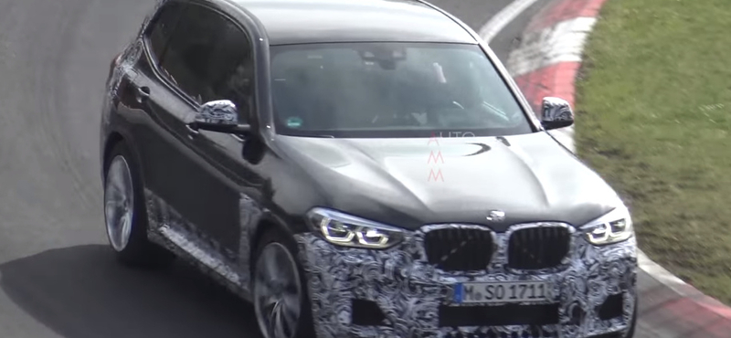 Kémvideón az új BMW X3 M - 475 lóerős lesz a legdurvább változat