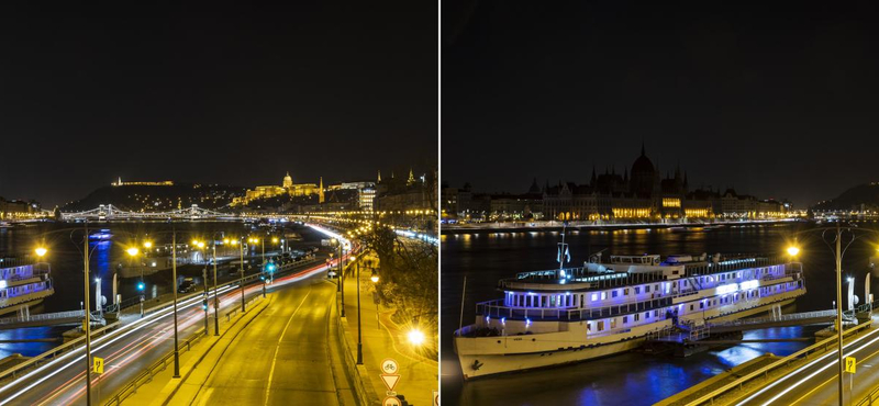 A Föld órája előtt és alatt - fotók