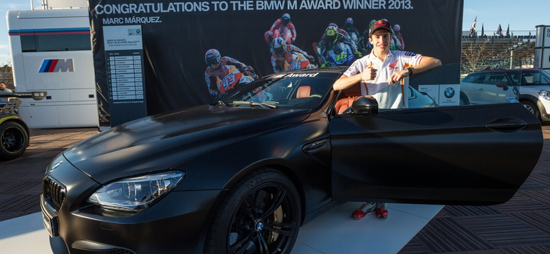 BMW M6 Coupét kapott a MotoGP 20 éves királya – fotó