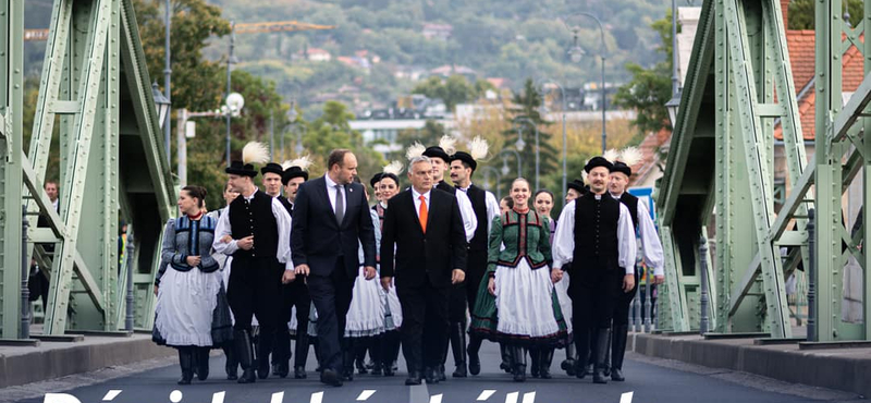 Orbán Viktornak az esztergomi Duna-hídról is Brüsszel jutott eszébe