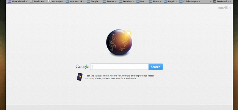 Ilyen lesz az új Home screen a Firefoxban