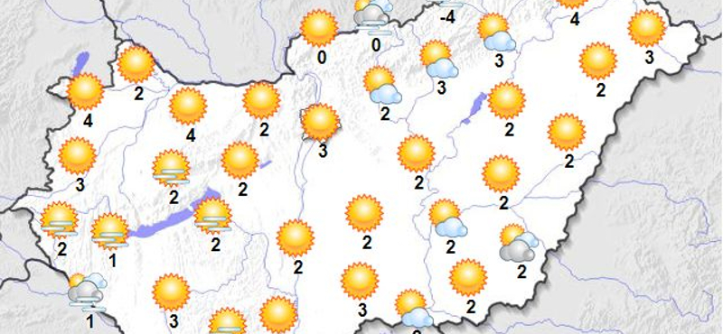 Enyhe, száraz idő várható, némi köddel