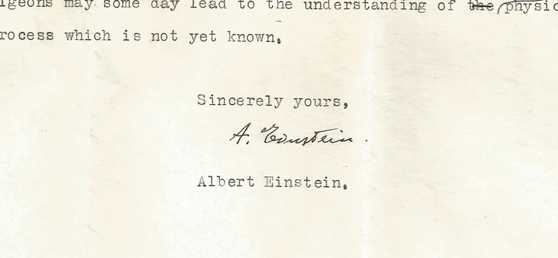 Előkerült Albert Einstein eddig nem látott levele