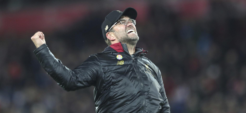 Megőrült Klopp a győztes gól után – videó