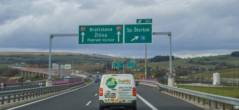 Szlovák abszurd: egyelőre nem sikerül bevezetni az egynapos autópálya-matricát