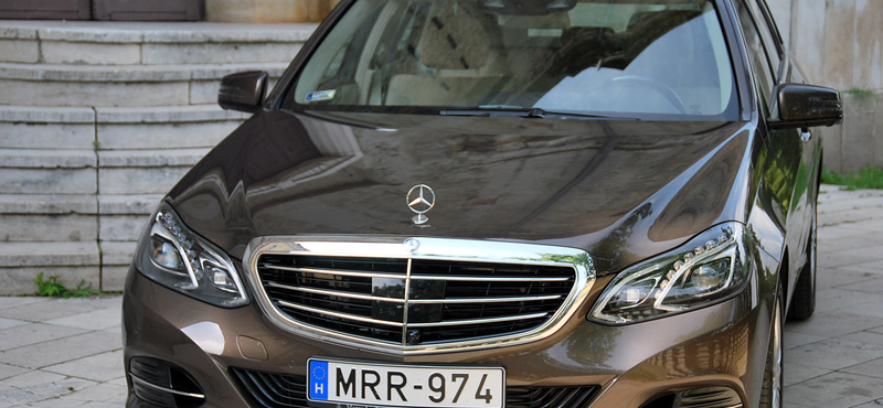 Mercedes E 350 teszt: Karl nagybácsi Stuttgartból