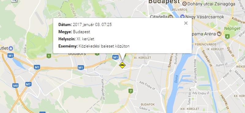 Beállhat Buda, több baleset is történt reggel