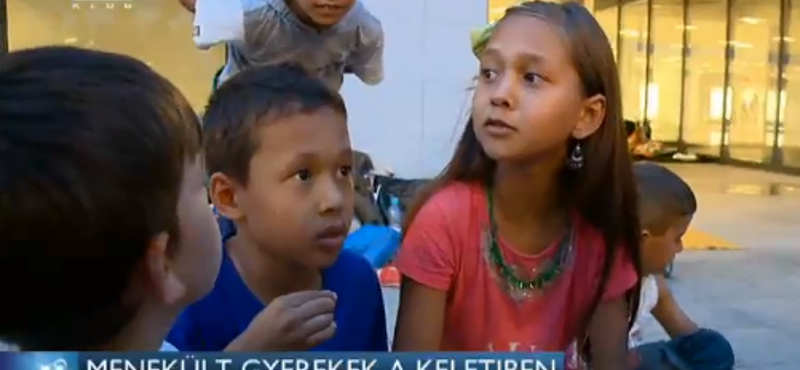 Videó: Így élnek a menekült gyerekek hajléktalansorban a Keletiben