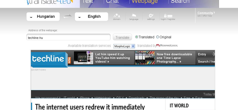 Szövegek, weboldalak fordítása az eddigi legjobb ingyenes oldalon