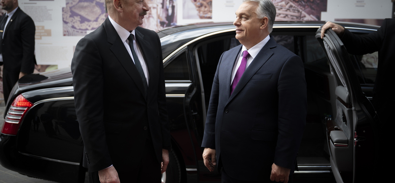 Orbán Viktor a Karmelitában tárgyalt az azeri elnökkel