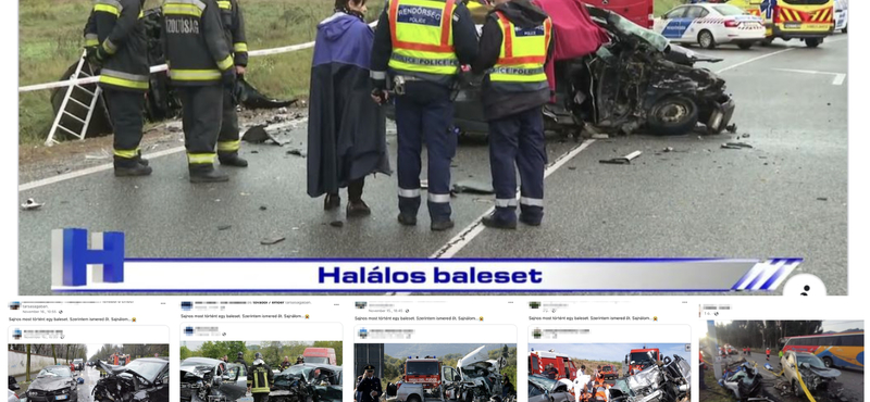 Rég nem látott gyorsasággal terjed egy vírus a magyar Facebookon, ne dőljön be a halálos baleset hírének