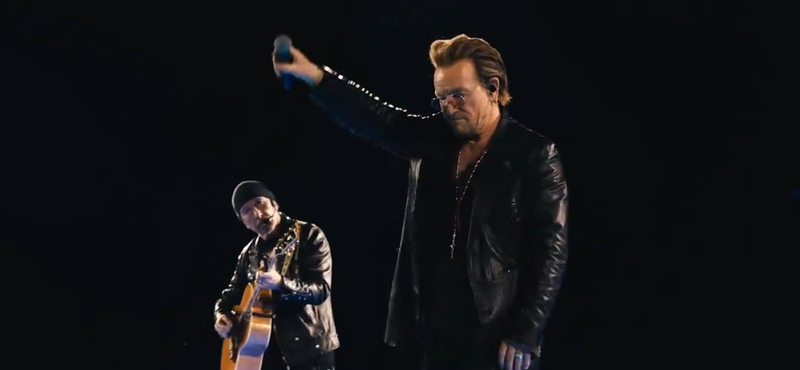 Navalnij nevét skandálta a közönséggel Bono a U2 Las Vegas-i koncertjén