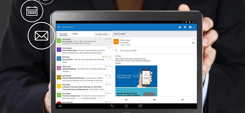 Vigyázat: veszélyes lehet az Outlook alkalmazás használata