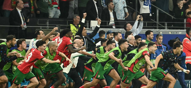 Ronaldo a hosszabbításban tizenegyest hibázott, aztán a büntetőpárbajra összeomlottak a szlovénok – Portugália–Szlovénia 0–0, tizenegyesekkel 3–0