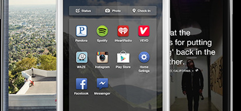 Itt a Facebook Home: sok Facebook egy csipetnyi Androidon