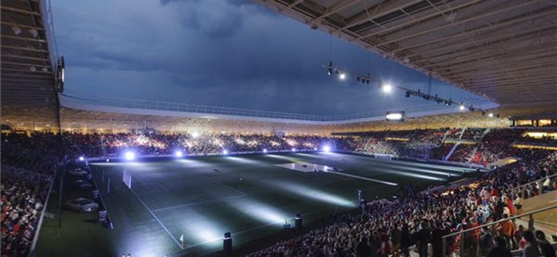 Kérem a következőt: átadták a debreceni stadiont