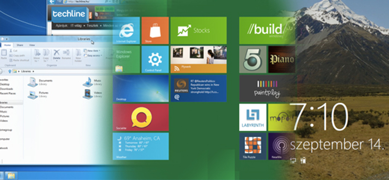 Windows 8: mit tud majd valójában? Kipróbáltuk a DP verziót!