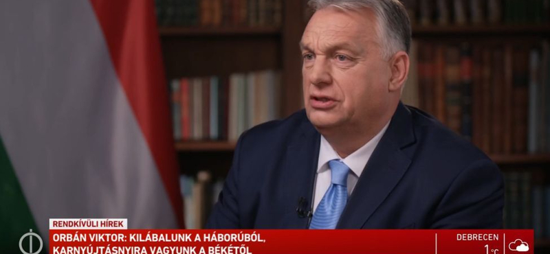 Orbán: Karnyújtásnyira vagyunk a békétől