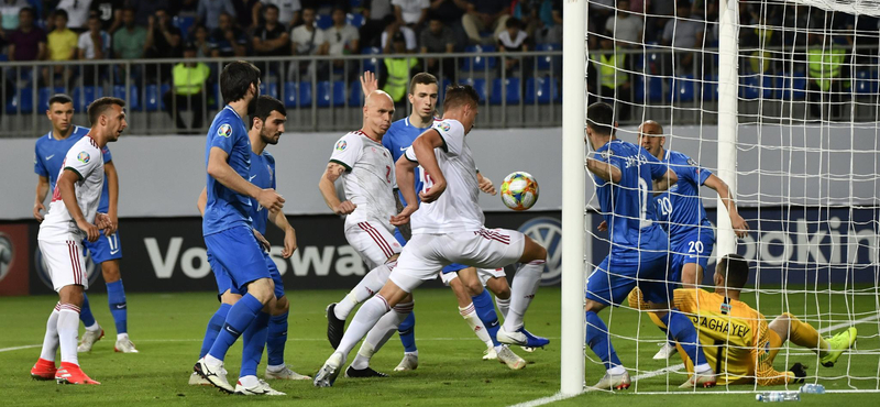 Fontos győzelem Bakuban: Azerbajdzsán-Magyarország 1-3