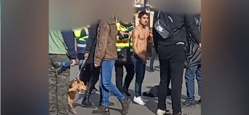Videó alapján keresnek egy férfit, aki kirakatot tört és félmeztelenül balhézott a Széll Kálmán téren