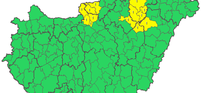 Itt a riasztás: Budapest közelében támad megint a vihar (térképpel)
