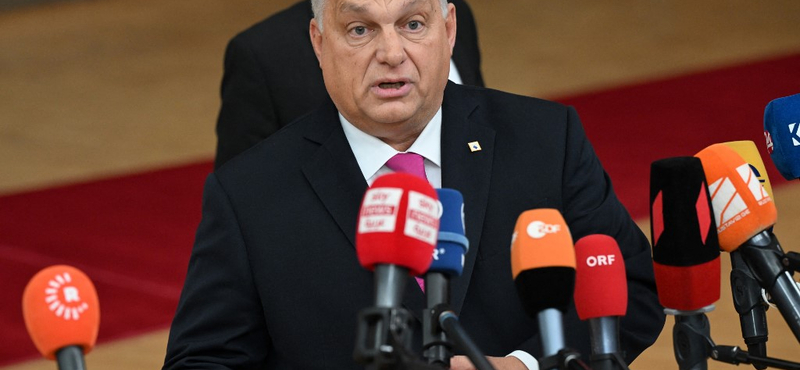Orbán Viktor most szóba állt a sajtóval, hogy lényegében azt közölje, ismét zsarolásra használhatja az EU-csúcsot 