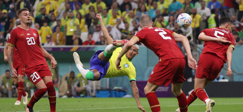 Brazília hozta a kötelezőt és bedarálta Szerbiát