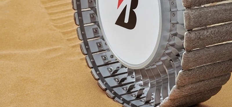 Tevetalp mintájára készít kereket a Bridgestone, a holdjáróra szerelhetik fel