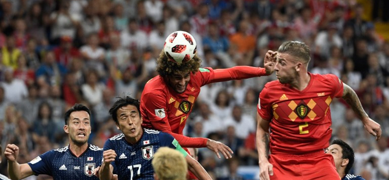 Óriási meccset játszott Belgium és Japán: 0-2-ről fordítva győztek Lukakuék