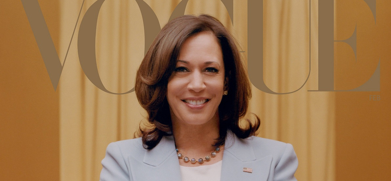 Kamala Harris túl fehérnek tűnik a Vogue címlapján, lett is botrány belőle