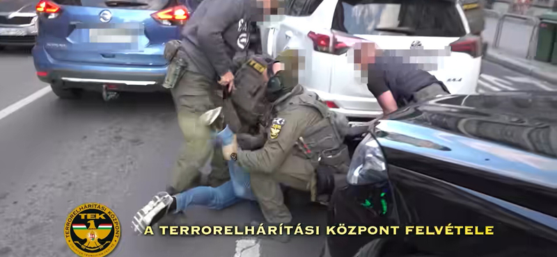 TEK-es videóval erősítette meg a kormány, hogy kémkedéssel vádolt ukránt fogtak Budapest belvárosában