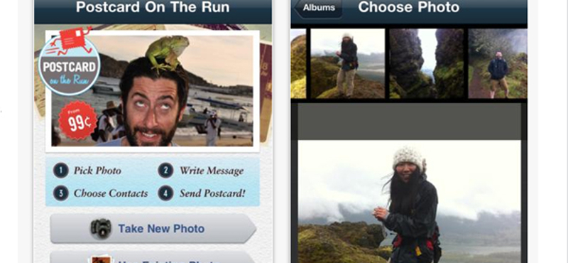 Küldjünk igazi képeslapot az iPhone segítségével