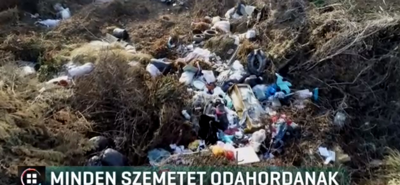 Illegális szemétlerakóra bukkantak Hajdúböszörmény határában