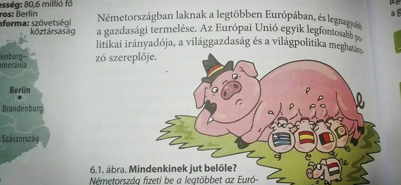 Saját lábán áll a magyar malac - egy kis ideológiai nevelés a nyolcadikos földrajzkönyvben