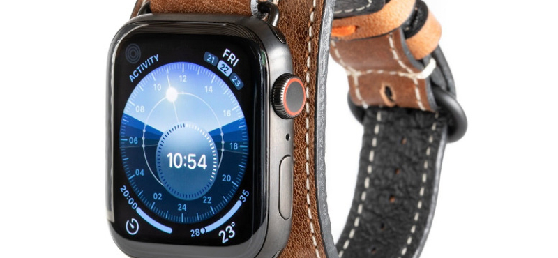 80 éves bőr: csak néhány darab készült ebből a különleges Apple Watch-szíjból