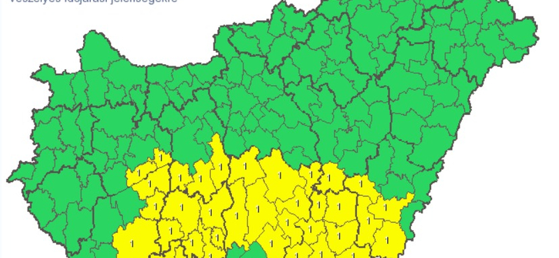 Hidegcsepp jön délről, zivatarokra figyelmeztetnek a meteorológusok