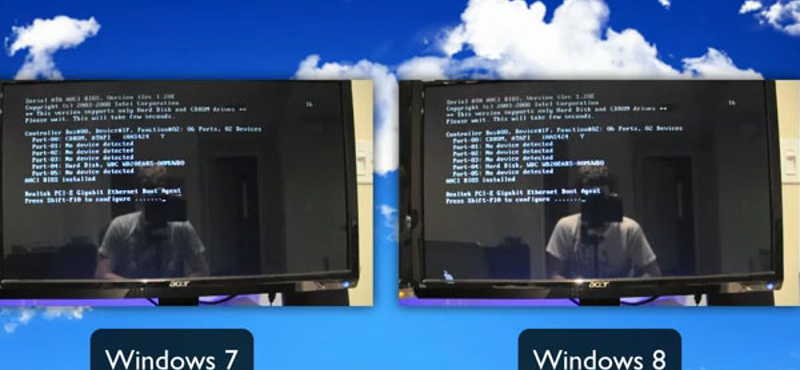  A nap videója – Windows 8 versus Windows 7 sebességteszt