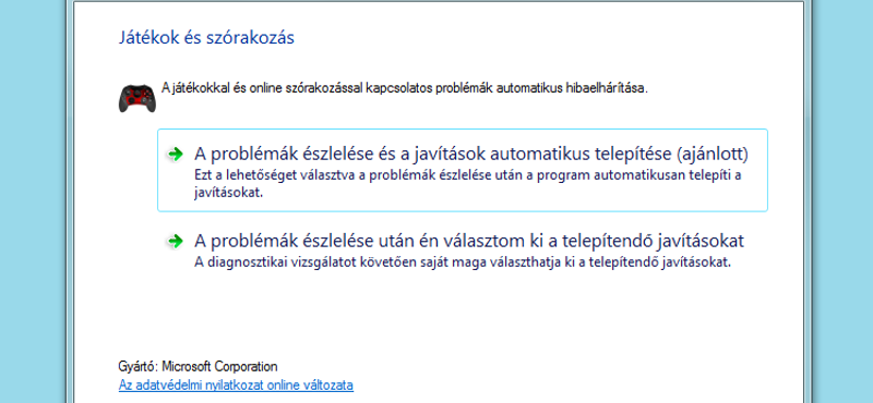 Problémáink vannak a windowsos játékokkal és az internettel? Itt a megoldás!