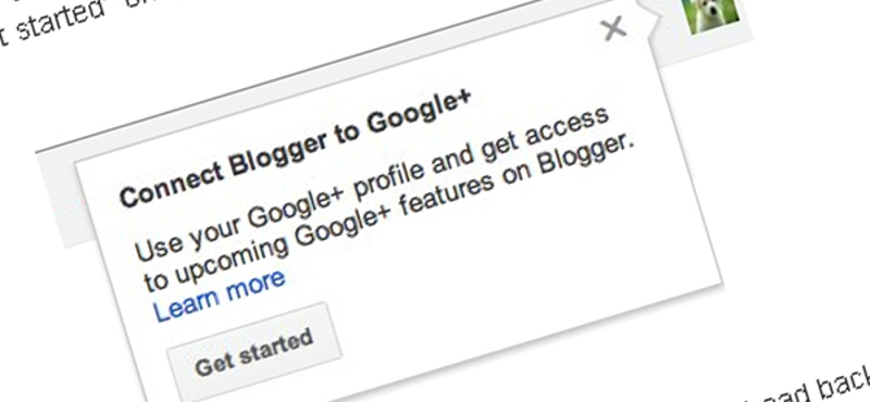 Google+ profil a Blogger profil helyett