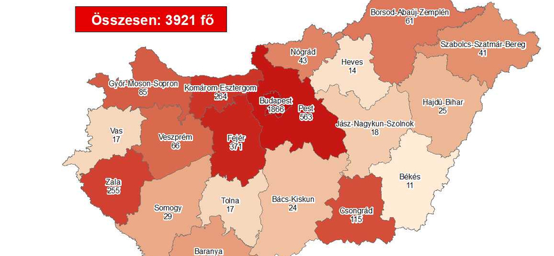 Majdnem megduplázódott az újonnan azonosított koronavírusosok száma