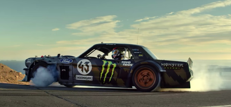 Így gyűri Ken Block az 1400 lóerős Mustangot – videó