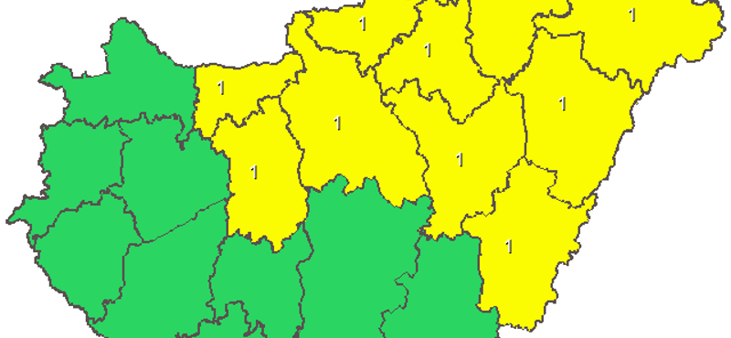 Figyelmeztetés: sűrű köddel indul 2017 – térkép