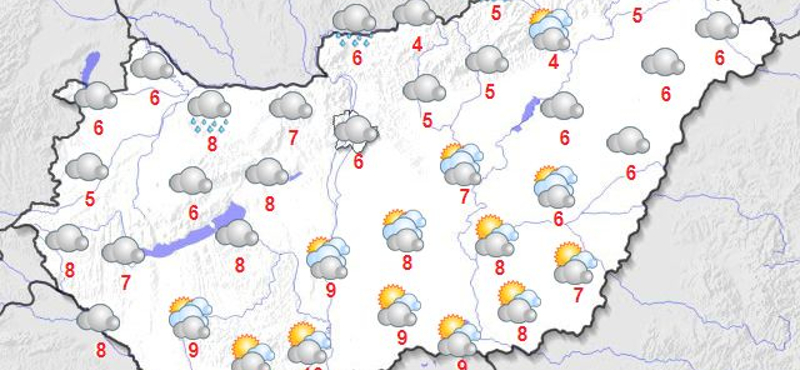 Egy kicsit kisüt majd a nap, de estére már eső is jöhet