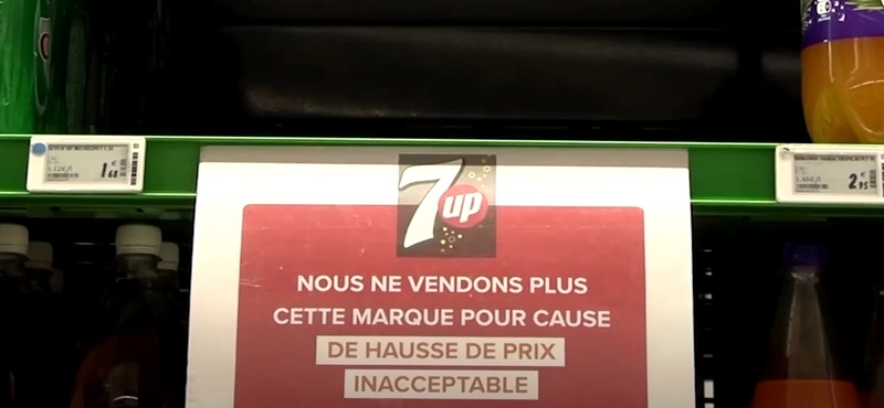 A Carrefour levette üzletei polcairól a PepsiCo termékeit az „elfogadhatatlan áremelések” miatt