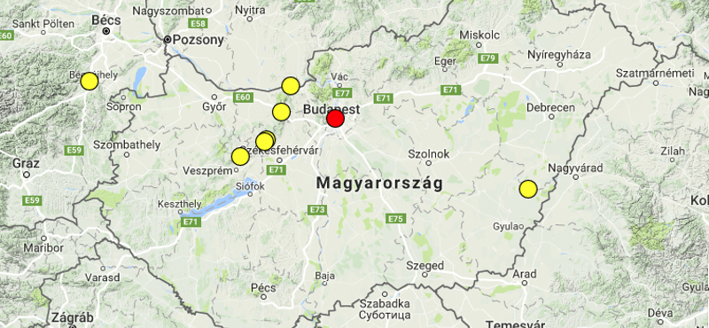 Megmozdult a föld Budapesten