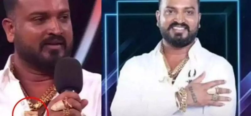 Aranyláncon fityegő tigriskarommal menőzött az indiai Big Brother szereplője, rendőrök vitték el a forgatásról