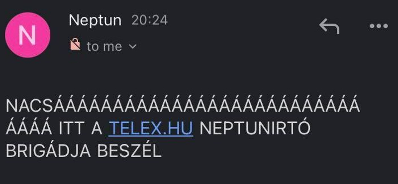 A Telex nevével visszaélve törték fel ismeretlenek a Corvinus és az ELTE Neptun felületeit