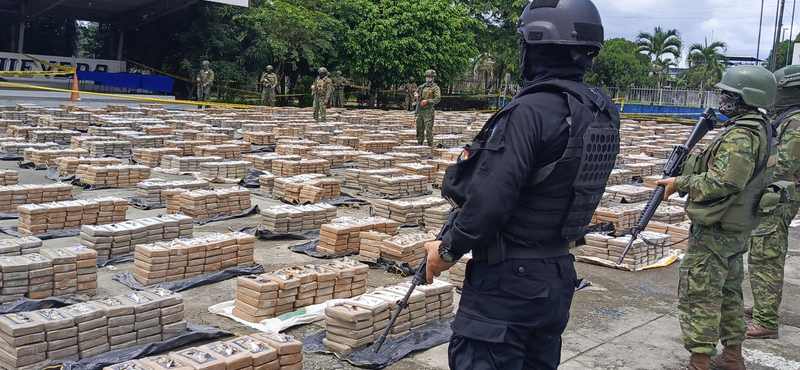 El ejército ecuatoriano puede presumir de la mayor incautación de cocaína en la historia del país